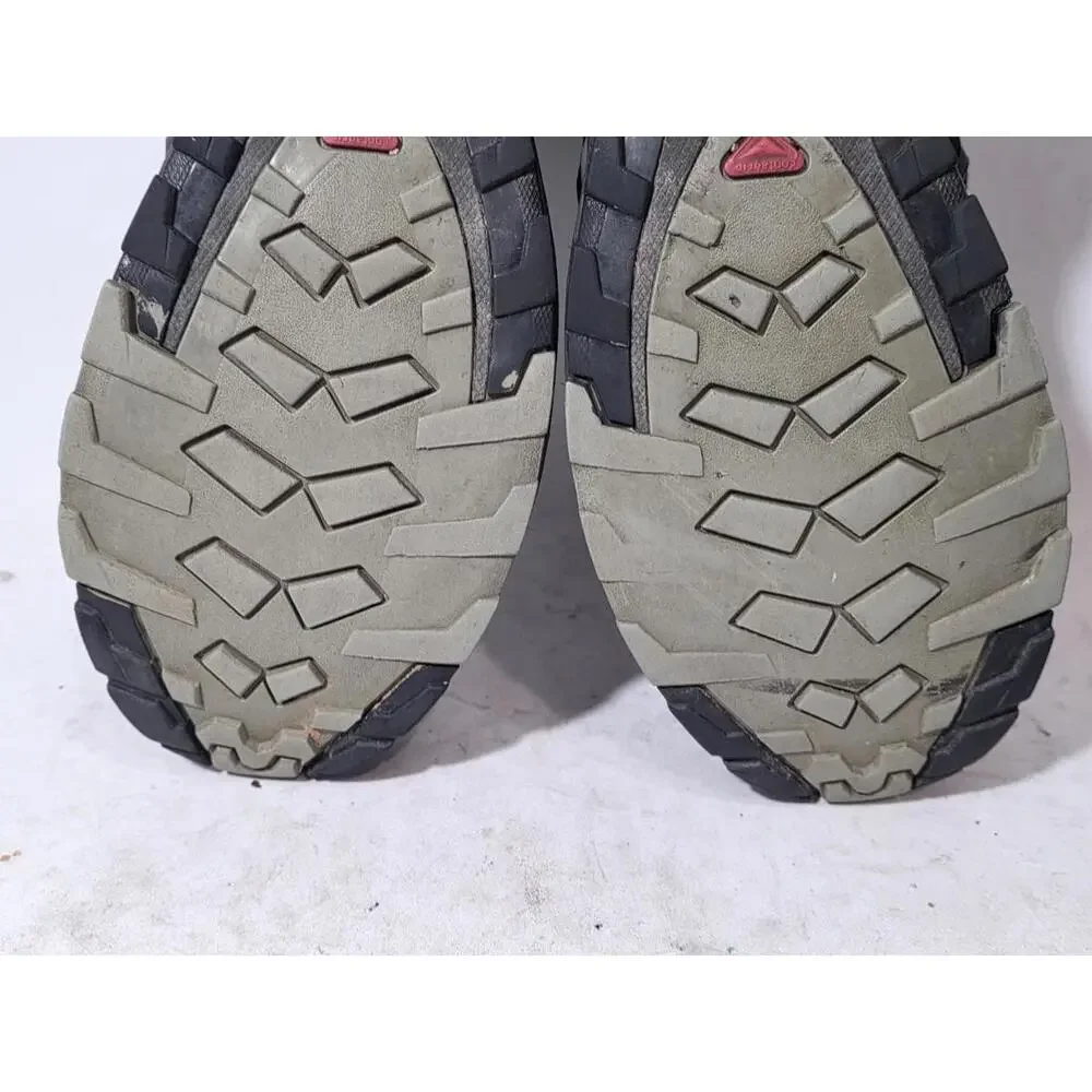 SALOMON PRO 3D sneakers shoes green hiking fitness mens sz 14 READ